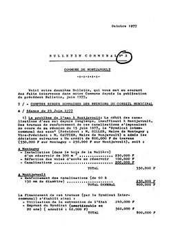 bulletin numéro 2