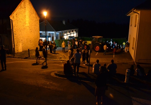Début du feu d'artifice