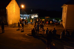 Début du feu d'artifice